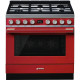 SMEG Cocina horno eléctrico  CPF9GMR1. 6 zonas. Inoxidable. Zona Gigante